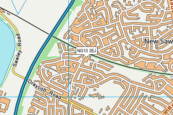 NG10 3EJ map - OS VectorMap District (Ordnance Survey) NG10 3EJ map - OS VectorMap District (Ordnance Survey)