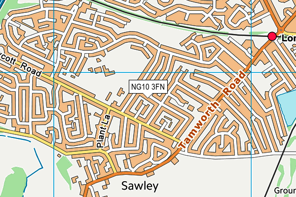 NG10 3FN map - OS VectorMap District (Ordnance Survey) NG10 3FN map - OS VectorMap District (Ordnance Survey)