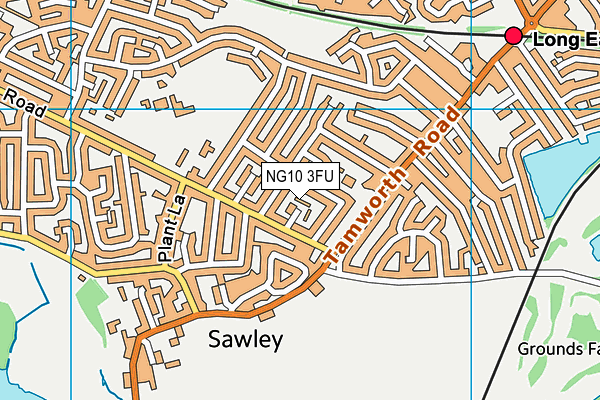 NG10 3FU map - OS VectorMap District (Ordnance Survey) NG10 3FU map - OS VectorMap District (Ordnance Survey)