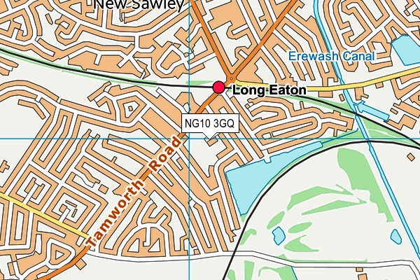 NG10 3GQ map - OS VectorMap District (Ordnance Survey) NG10 3GQ map - OS VectorMap District (Ordnance Survey)