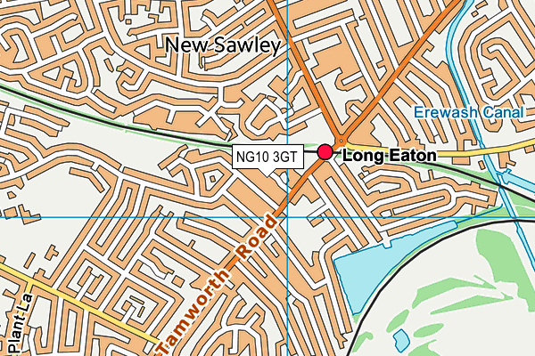 NG10 3GT map - OS VectorMap District (Ordnance Survey) NG10 3GT map - OS VectorMap District (Ordnance Survey)