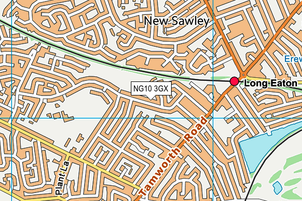 NG10 3GX map - OS VectorMap District (Ordnance Survey) NG10 3GX map - OS VectorMap District (Ordnance Survey)