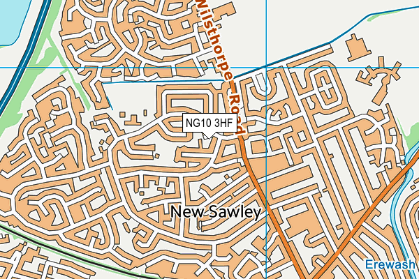 NG10 3HF map - OS VectorMap District (Ordnance Survey) NG10 3HF map - OS VectorMap District (Ordnance Survey)
