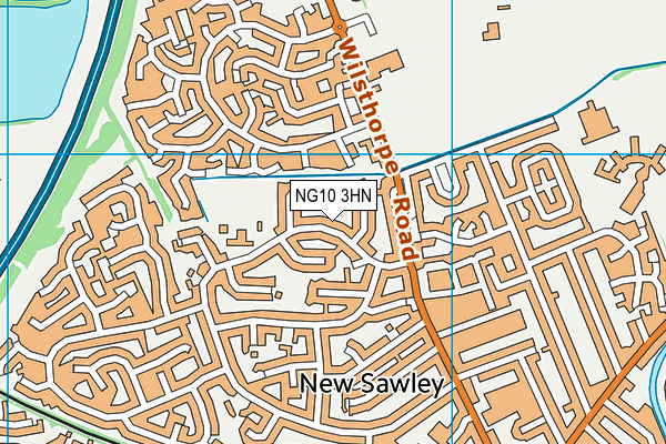 NG10 3HN map - OS VectorMap District (Ordnance Survey) NG10 3HN map - OS VectorMap District (Ordnance Survey)