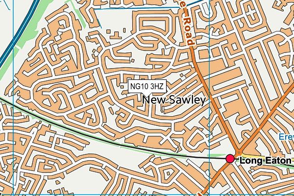 NG10 3HZ map - OS VectorMap District (Ordnance Survey) NG10 3HZ map - OS VectorMap District (Ordnance Survey)