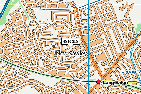 NG10 3LG map - OS VectorMap District (Ordnance Survey) NG10 3LG map - OS VectorMap District (Ordnance Survey)