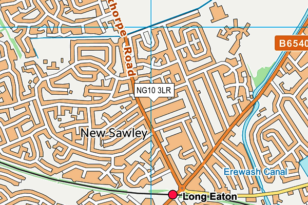 NG10 3LR map - OS VectorMap District (Ordnance Survey) NG10 3LR map - OS VectorMap District (Ordnance Survey)