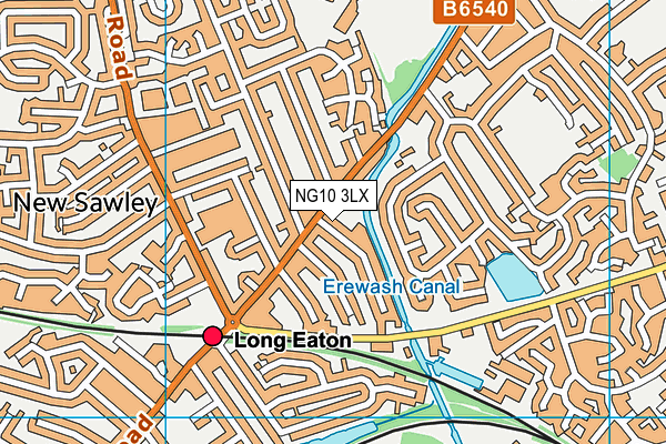 NG10 3LX map - OS VectorMap District (Ordnance Survey) NG10 3LX map - OS VectorMap District (Ordnance Survey)