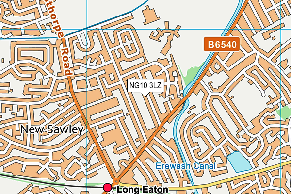 NG10 3LZ map - OS VectorMap District (Ordnance Survey) NG10 3LZ map - OS VectorMap District (Ordnance Survey)