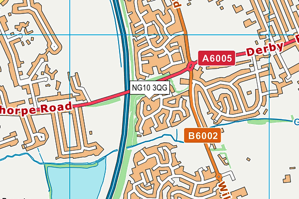NG10 3QG map - OS VectorMap District (Ordnance Survey) NG10 3QG map - OS VectorMap District (Ordnance Survey)
