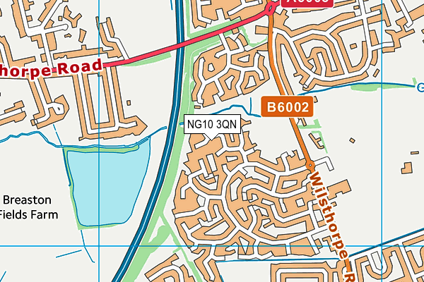NG10 3QN map - OS VectorMap District (Ordnance Survey) NG10 3QN map - OS VectorMap District (Ordnance Survey)