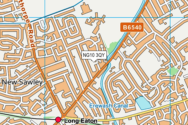 NG10 3QY map - OS VectorMap District (Ordnance Survey)