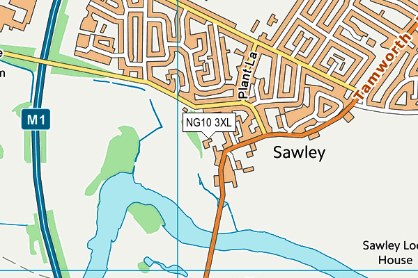 NG10 3XL map - OS VectorMap District (Ordnance Survey) NG10 3XL map - OS VectorMap District (Ordnance Survey)