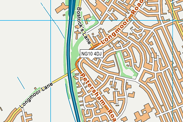 NG10 4DJ map - OS VectorMap District (Ordnance Survey) NG10 4DJ map - OS VectorMap District (Ordnance Survey)