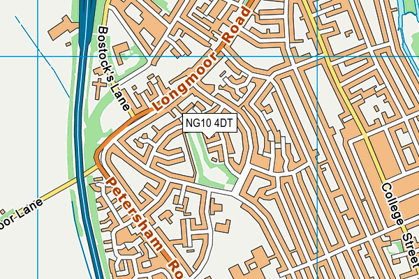NG10 4DT map - OS VectorMap District (Ordnance Survey) NG10 4DT map - OS VectorMap District (Ordnance Survey)