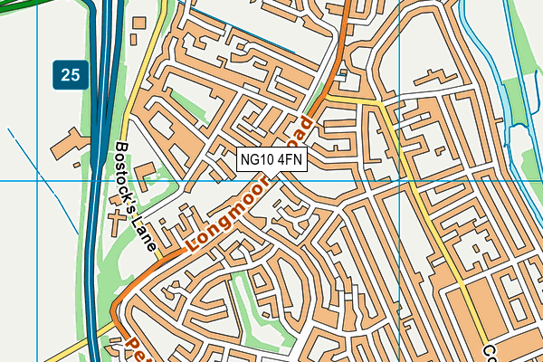 NG10 4FN map - OS VectorMap District (Ordnance Survey) NG10 4FN map - OS VectorMap District (Ordnance Survey)