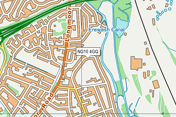 NG10 4GQ map - OS VectorMap District (Ordnance Survey) NG10 4GQ map - OS VectorMap District (Ordnance Survey)