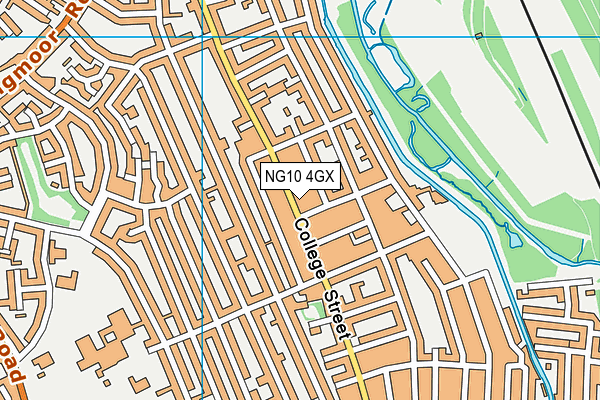 NG10 4GX map - OS VectorMap District (Ordnance Survey) NG10 4GX map - OS VectorMap District (Ordnance Survey)
