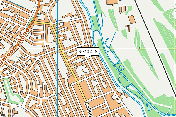 NG10 4JN map - OS VectorMap District (Ordnance Survey) NG10 4JN map - OS VectorMap District (Ordnance Survey)