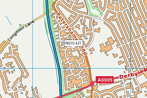 NG10 4JT map - OS VectorMap District (Ordnance Survey) NG10 4JT map - OS VectorMap District (Ordnance Survey)