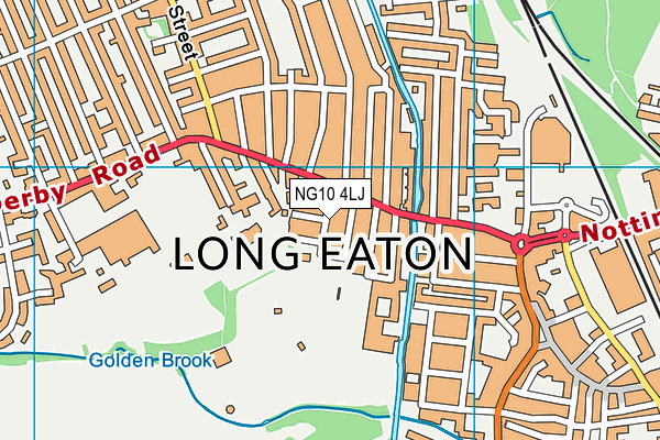 NG10 4LJ map - OS VectorMap District (Ordnance Survey) NG10 4LJ map - OS VectorMap District (Ordnance Survey)
