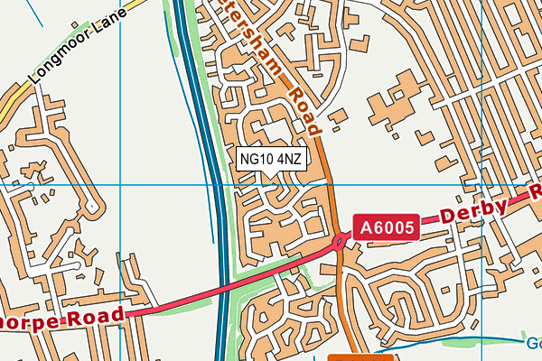 NG10 4NZ map - OS VectorMap District (Ordnance Survey) NG10 4NZ map - OS VectorMap District (Ordnance Survey)