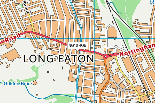 NG10 4QB map - OS VectorMap District (Ordnance Survey) NG10 4QB map - OS VectorMap District (Ordnance Survey)