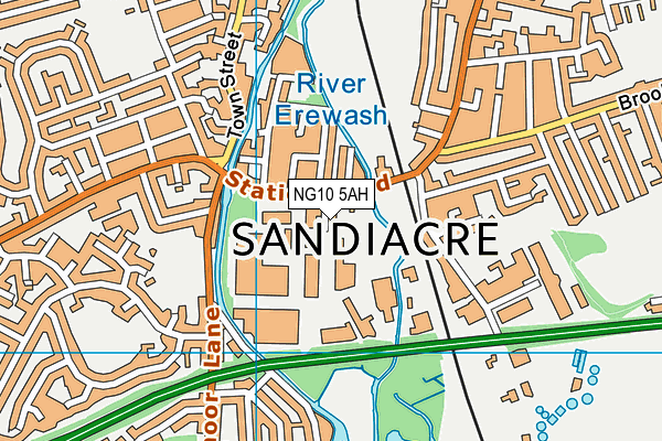 NG10 5AH map - OS VectorMap District (Ordnance Survey) NG10 5AH map - OS VectorMap District (Ordnance Survey)