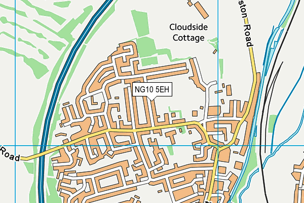 NG10 5EH map - OS VectorMap District (Ordnance Survey) NG10 5EH map - OS VectorMap District (Ordnance Survey)