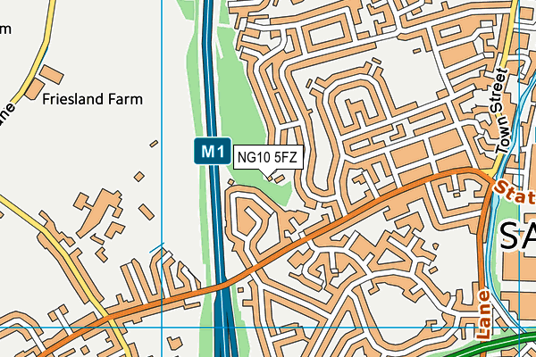 NG10 5FZ map - OS VectorMap District (Ordnance Survey) NG10 5FZ map - OS VectorMap District (Ordnance Survey)