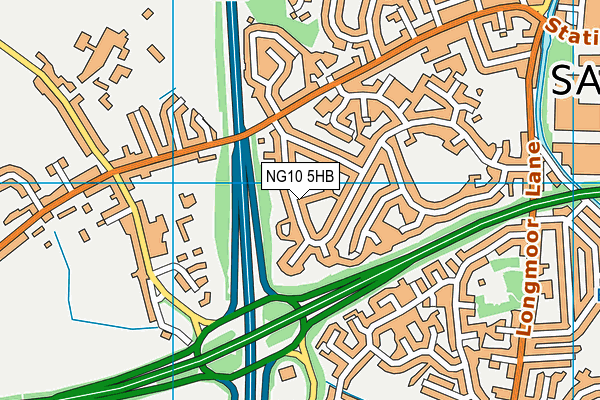 NG10 5HB map - OS VectorMap District (Ordnance Survey) NG10 5HB map - OS VectorMap District (Ordnance Survey)