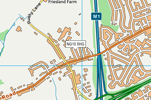 NG10 5HG map - OS VectorMap District (Ordnance Survey) NG10 5HG map - OS VectorMap District (Ordnance Survey)