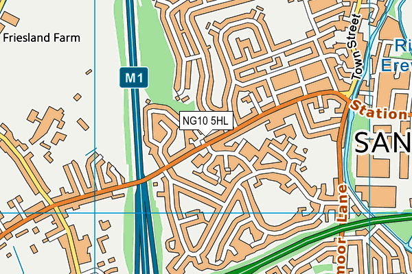 NG10 5HL map - OS VectorMap District (Ordnance Survey) NG10 5HL map - OS VectorMap District (Ordnance Survey)