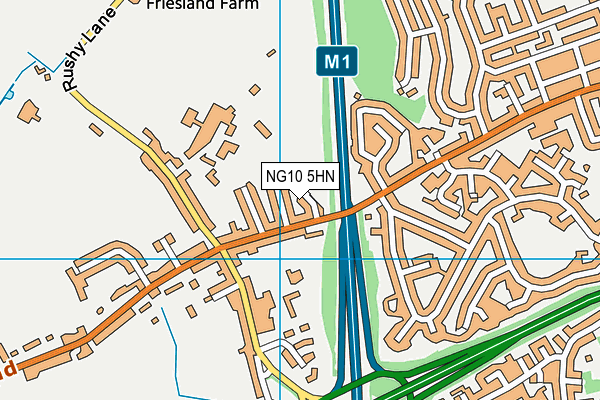NG10 5HN map - OS VectorMap District (Ordnance Survey) NG10 5HN map - OS VectorMap District (Ordnance Survey)
