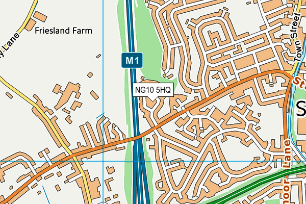 NG10 5HQ map - OS VectorMap District (Ordnance Survey) NG10 5HQ map - OS VectorMap District (Ordnance Survey)