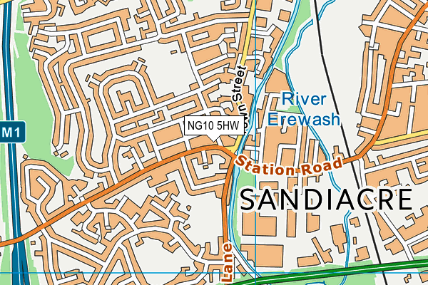 NG10 5HW map - OS VectorMap District (Ordnance Survey) NG10 5HW map - OS VectorMap District (Ordnance Survey)