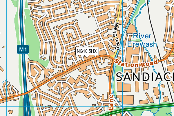 NG10 5HX map - OS VectorMap District (Ordnance Survey) NG10 5HX map - OS VectorMap District (Ordnance Survey)