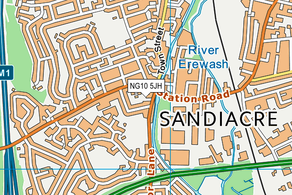 NG10 5JH map - OS VectorMap District (Ordnance Survey) NG10 5JH map - OS VectorMap District (Ordnance Survey)