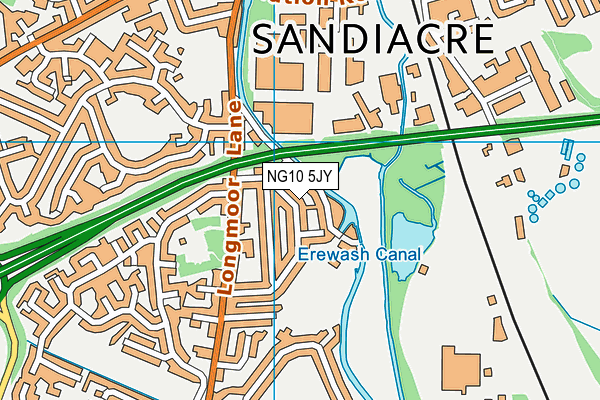 NG10 5JY map - OS VectorMap District (Ordnance Survey) NG10 5JY map - OS VectorMap District (Ordnance Survey)