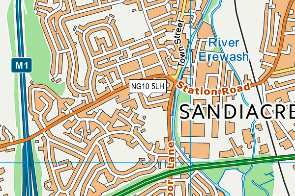 NG10 5LH map - OS VectorMap District (Ordnance Survey) NG10 5LH map - OS VectorMap District (Ordnance Survey)