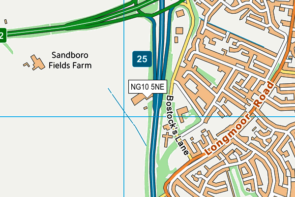NG10 5NE map - OS VectorMap District (Ordnance Survey) NG10 5NE map - OS VectorMap District (Ordnance Survey)