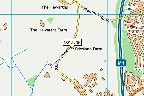 NG10 5NP map - OS VectorMap District (Ordnance Survey) NG10 5NP map - OS VectorMap District (Ordnance Survey)