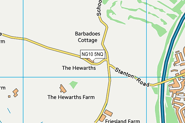 NG10 5NQ map - OS VectorMap District (Ordnance Survey) NG10 5NQ map - OS VectorMap District (Ordnance Survey)