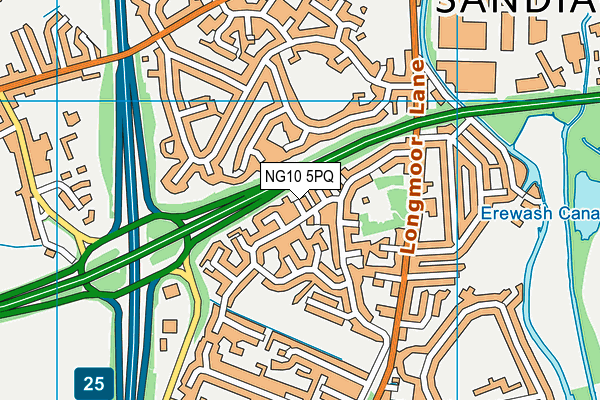 NG10 5PQ map - OS VectorMap District (Ordnance Survey) NG10 5PQ map - OS VectorMap District (Ordnance Survey)