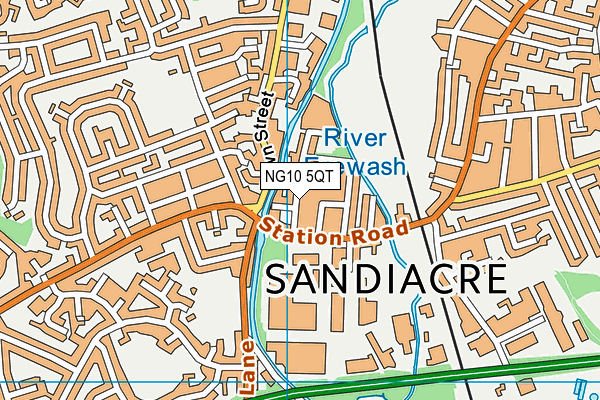 NG10 5QT map - OS VectorMap District (Ordnance Survey) NG10 5QT map - OS VectorMap District (Ordnance Survey)