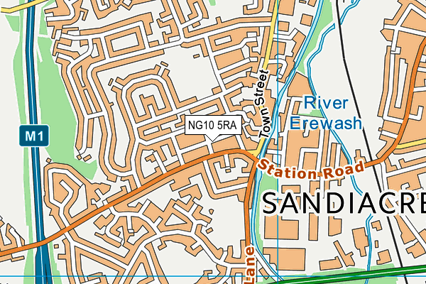 NG10 5RA map - OS VectorMap District (Ordnance Survey) NG10 5RA map - OS VectorMap District (Ordnance Survey)