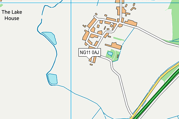 NG11 0AJ map - OS VectorMap District (Ordnance Survey) NG11 0AJ map - OS VectorMap District (Ordnance Survey)