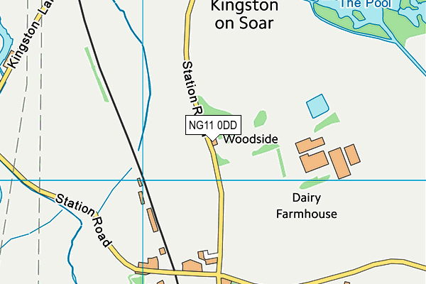 NG11 0DD map - OS VectorMap District (Ordnance Survey) NG11 0DD map - OS VectorMap District (Ordnance Survey)