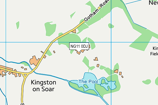NG11 0DJ map - OS VectorMap District (Ordnance Survey) NG11 0DJ map - OS VectorMap District (Ordnance Survey)