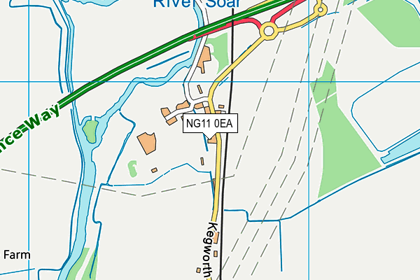 NG11 0EA map - OS VectorMap District (Ordnance Survey) NG11 0EA map - OS VectorMap District (Ordnance Survey)